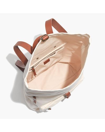 madewell canvas foldover backpack