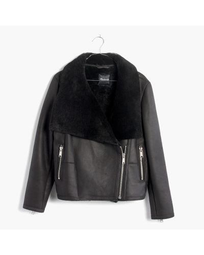 madewell shearling jacket