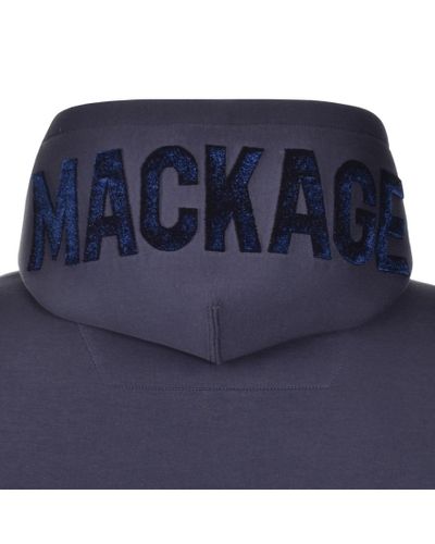 Mackage Krys Fleece Hoodie in Navy (Blue) for Men - Lyst