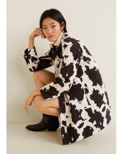 cow print blazer
