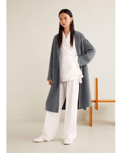 mango unstructured oversize coat