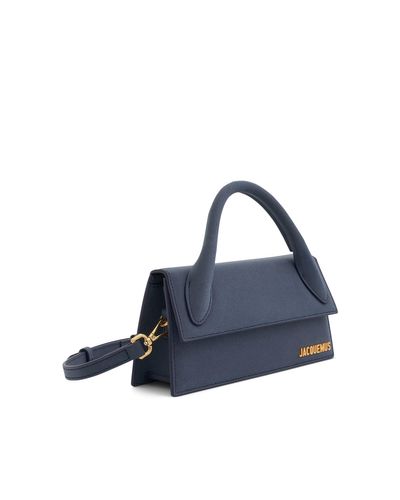 Jacquemus Le Chiquito Long Leather Bag In Dark Navy in Blue | Lyst