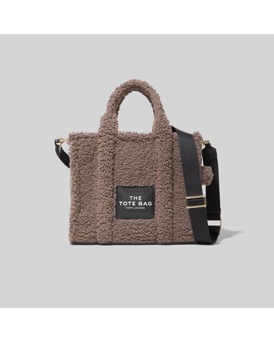 Marc Jacobs The Teddy Small Tote Bag in Grey (Gray) | Lyst