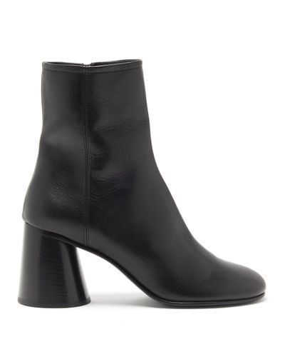 acne stacked heel boot