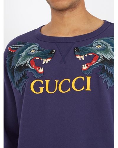 gucci wolf jumper