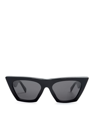 Celine Cat-eye Acetate Sunglasses in Black | Lyst