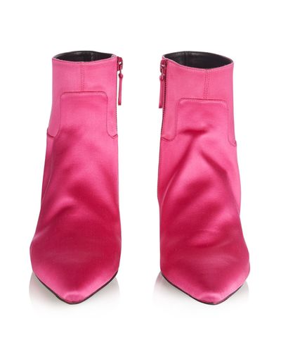 balenciaga bottes rose