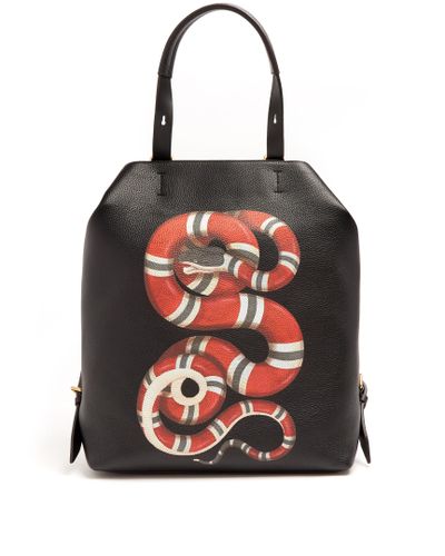snake backpack gucci