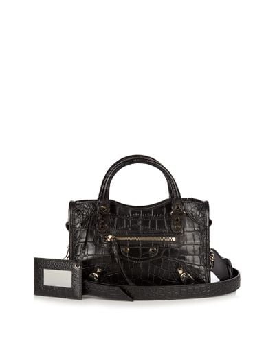balenciaga city croco