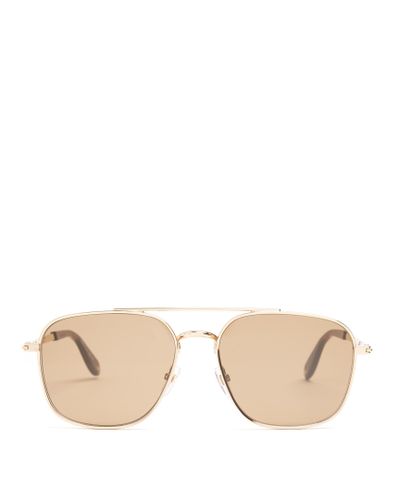 givenchy square aviator sunglasses