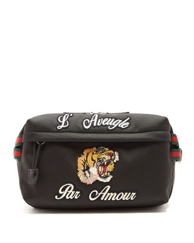 gucci tiger waist bag