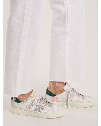 floral golden goose