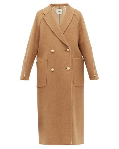 fendi camel coat