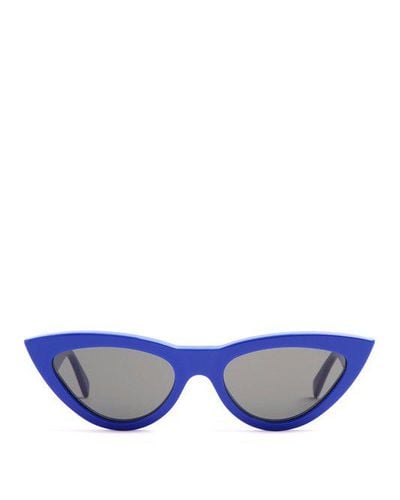 celine cat eye blue