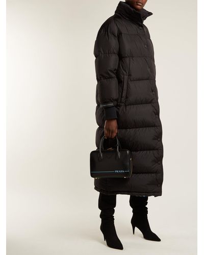 prada long padded coat