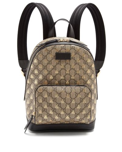 gucci supreme bee backpack