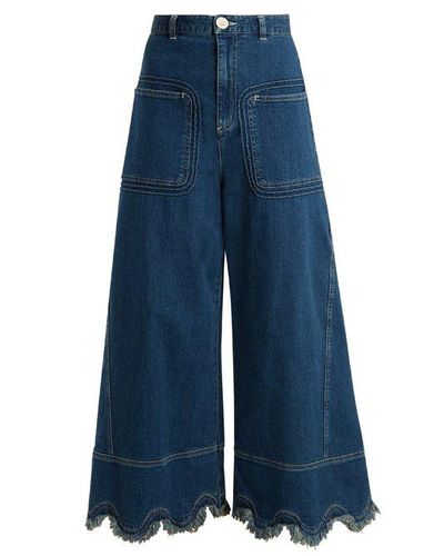 see by chloe wide leg pants