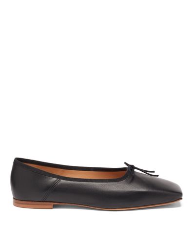 mansur gavriel monogram ballet flats