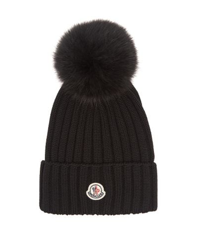 moncler beanie with pom pom