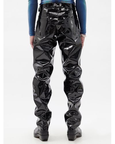 GmbH Thor Zipped-waist Vinyl Trousers 