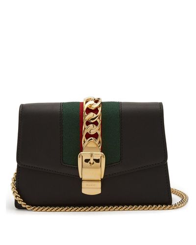 gucci sylvie leather mini bag