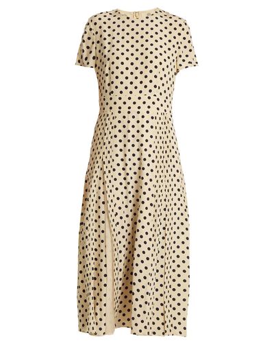burberry polka dot dress