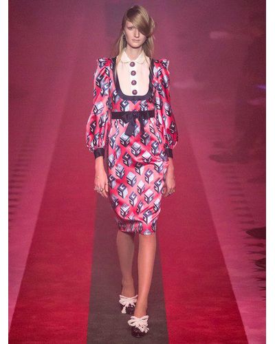 gucci satin dress
