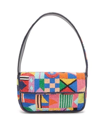 tommy beaded bag staud