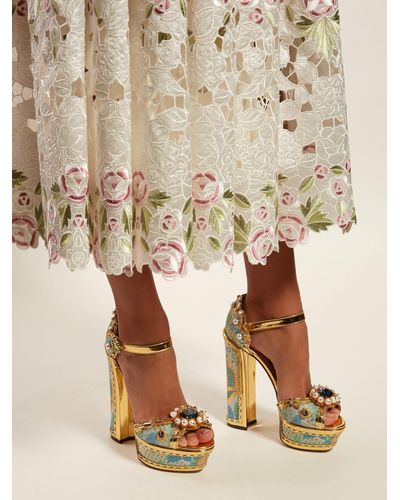 dolce & gabbana platform sandals