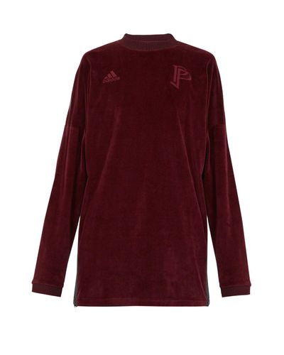 adidas velvet long sleeve t shirt