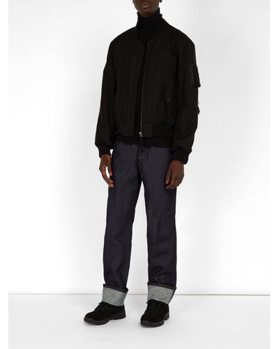 helmut lang bondage bomber