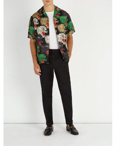 gucci bowling shirt tiger