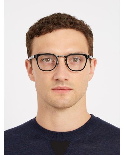 dior homme black tie glasses