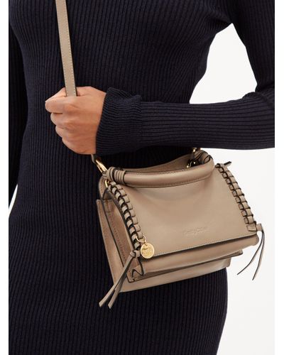 See By Chloé Tilda Mini Leather And Suede Cross-body Bag in 