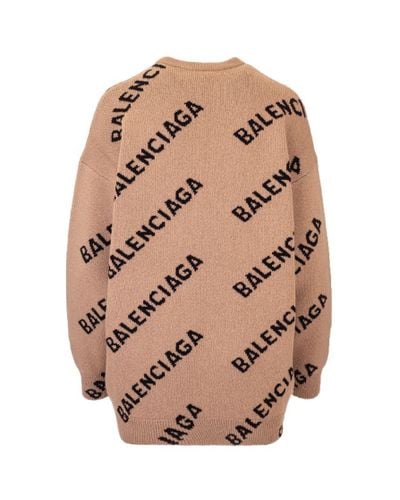 balenciaga sweater beige