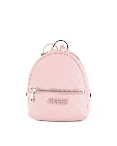 guess pink backpack
