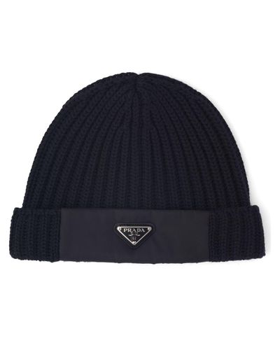 prada beanie black