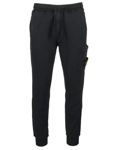 Stone Island Cotton JOGGERS in Black for Men - Lyst