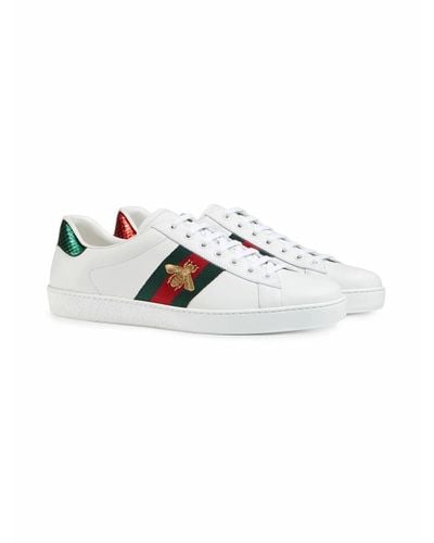 white mens gucci sneakers