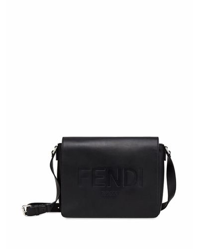 Fendi Messenger Bag in Black for Men - Lyst