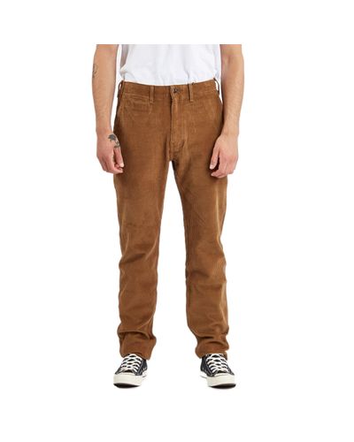 Levi's Brown Velvet Jeans for Men - Lyst