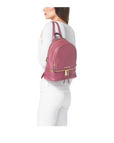 Michael kors small backpack rhea Clearance