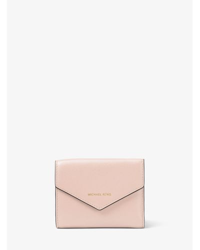 michael kors small leather envelope wallet