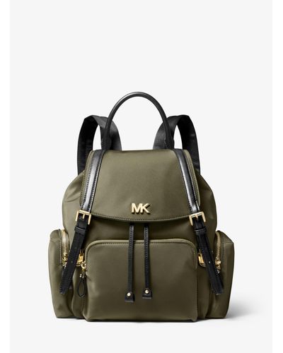 michael kors beacon medium nylon backpack