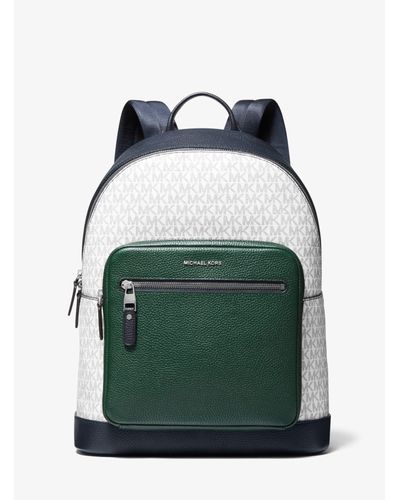 Michael Kors Hudson Color-block Logo And Leather Backpack for Men - Lyst