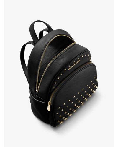 abbey medium pebbled leather backpack
