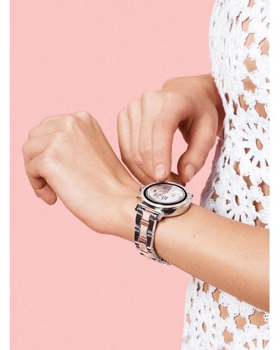 sofie pave two tone smartwatch