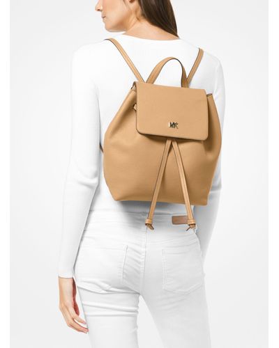 michael kors junie flap backpack