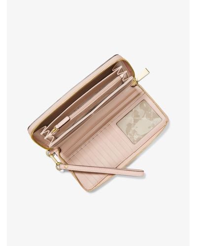 lexington large logo continental wristlet