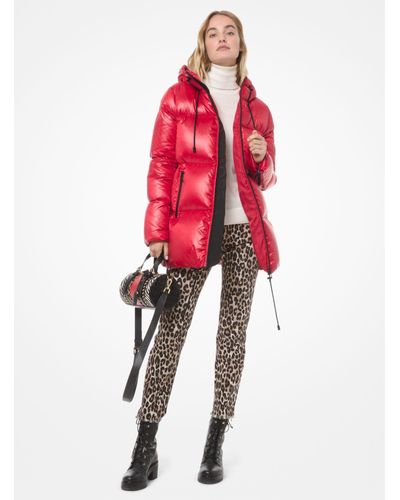 red michael kors jacket